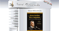 Desktop Screenshot of hazaimusor.hu