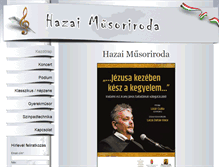Tablet Screenshot of hazaimusor.hu